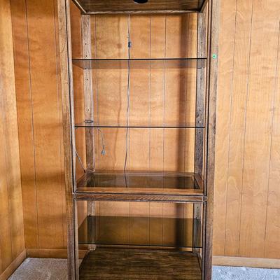 Etagere with Glass Shelves