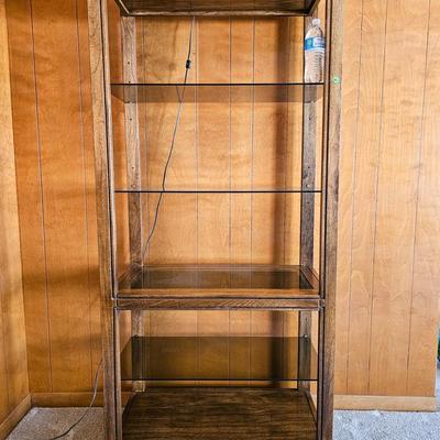 Etagere with Glass Shelves