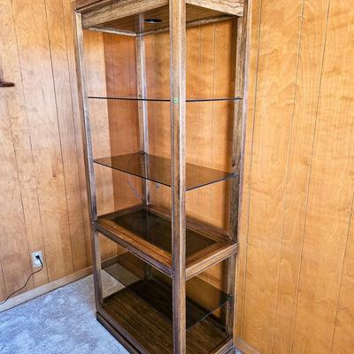 Etagere with Glass Shelves