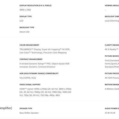 Sony 49" 4K Smart TV with Wall Mount