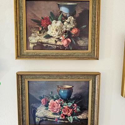 Group of 4 Small Faux Paintings