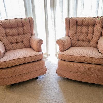 Pair of Upholstered Armchairs