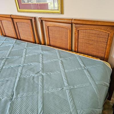 King Bed and Pair of Nightstands