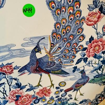 Vintage Peacock Plate