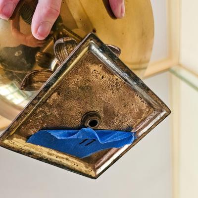 Gold Fruit in Brass Dish