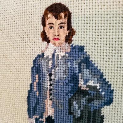 Pair of Framed Needlepoints