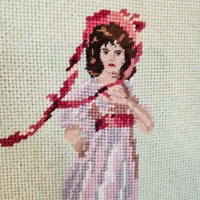 Pair of Framed Needlepoints