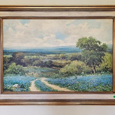 Faux Bluebonnet Painting