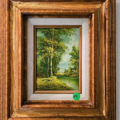 Landscape - Oil on Canvas - Very Small