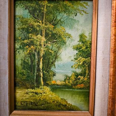 Landscape - Oil on Canvas - Very Small