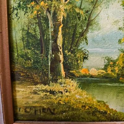 Landscape - Oil on Canvas - Very Small