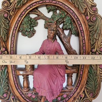 Painted Plaster Wall Hanging