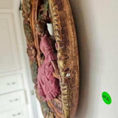 Painted Plaster Wall Hanging