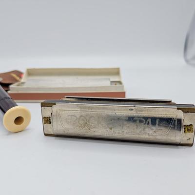 Vintage Recorder and Harmonicas