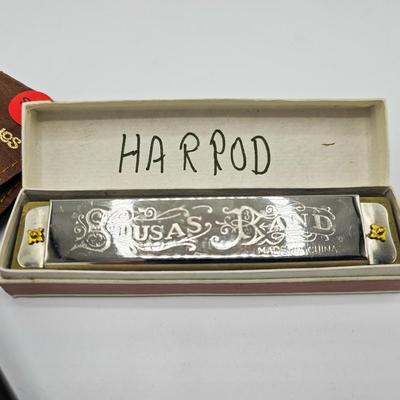 Vintage Recorder and Harmonicas