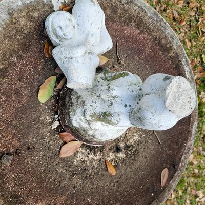 Conrete Bird Bath - AS IS