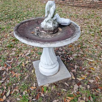 Conrete Bird Bath - AS IS
