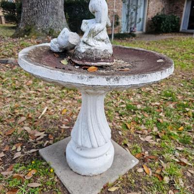 Conrete Bird Bath - AS IS