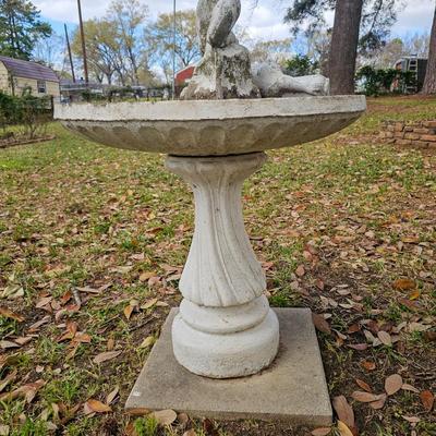 Conrete Bird Bath - AS IS