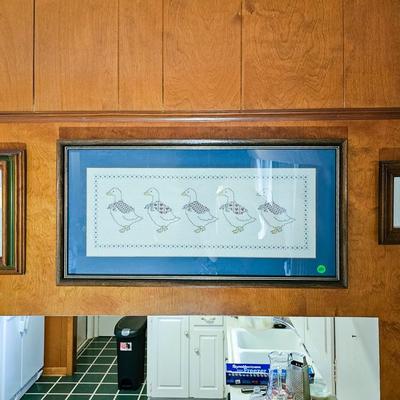 Three Framed Needlepoints