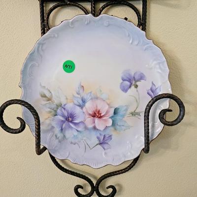 Porcelain Plates and Wall Rack