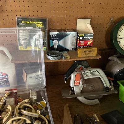 Tools - Estate lot of tools and hardware