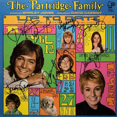 The Partridge Family signed Up To Date album