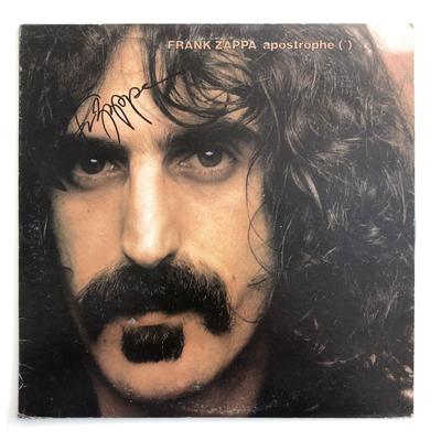 Apostrophe (') Frank Zappa signed album