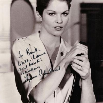 Bond girl Lois Chiles signed photo