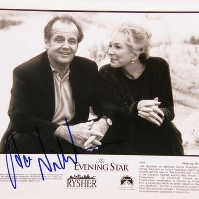 Jack Nicholson signed movie still photo 