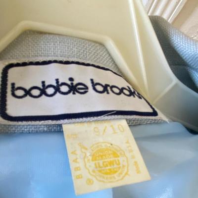 VINTAGE CLOTHING! Baby Blue Blazer and Pants Set: Lot Ten BOBBIE BROOKS