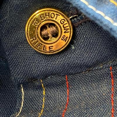 VINTAGE CLOTHING! Blue Kid's Button-Down Shirt: Lot Twenty One
