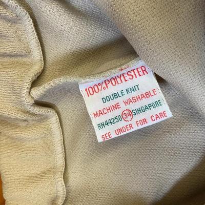 VINTAGE CLOTHING! Tan and Yellow Shorts: Lot Twenty Four