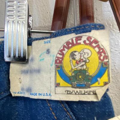 VINTAGE CLOTHING! Size 5 Rumble Seat Blue Jeans: Lot Twenty Eight