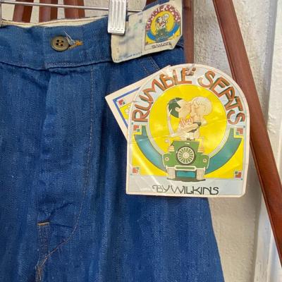 VINTAGE CLOTHING! Size 5 Rumble Seat Blue Jeans: Lot Twenty Eight