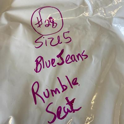 VINTAGE CLOTHING! Size 5 Rumble Seat Blue Jeans: Lot Twenty Eight