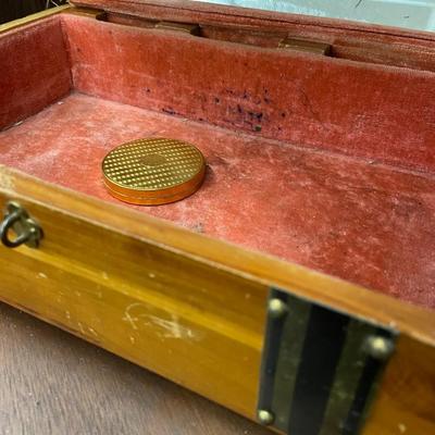 Small Wooden Jewelry Box (interior Lining damage