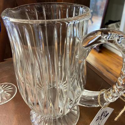 Farmhouse Mercantile Glass and Pitcher Lot