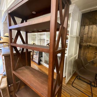 Farmhouse Mercantile Display Shelf Lot (Four shelfs total!)
