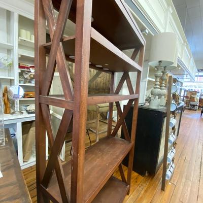 Farmhouse Mercantile Display Shelf Lot (Four shelfs total!)