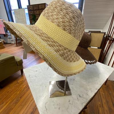 Farmhouse Mercantile Set of Two Sunhats Lot Two