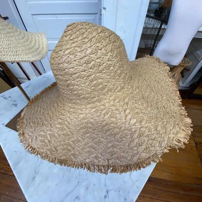 Farmhouse Mercantile Set of Two Sunhats Lot Three