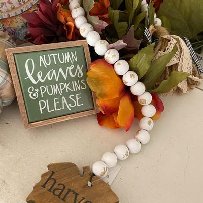 Farmhouse Mercantile Seasonal Fall Decor