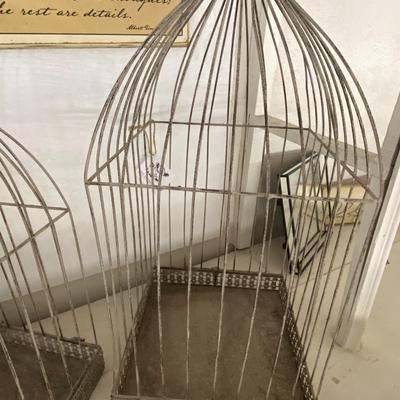 Farmhouse Mercantile Birdcages and Sign Lot