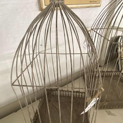 Farmhouse Mercantile Birdcages and Sign Lot