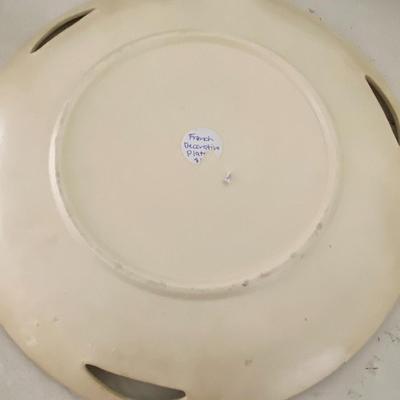 Farmhouse Mercantile Decorative Plates and Tray Lot
