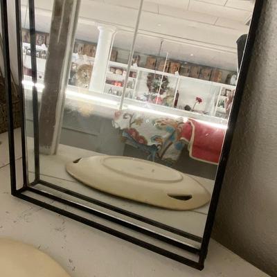 Farmhouse Mercantile Decorative Plates and Tray Lot
