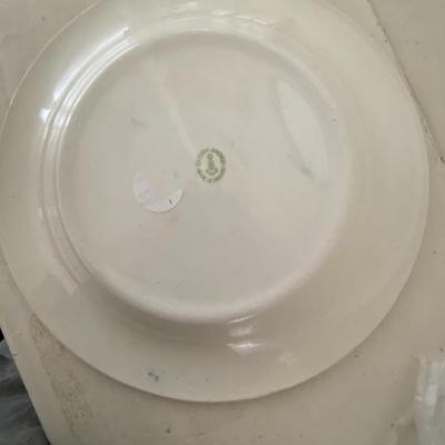Farmhouse Mercantile Decorative Plates and Tray Lot