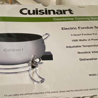 Farmhouse Mercantile Cuisinart Electric Fondue Set