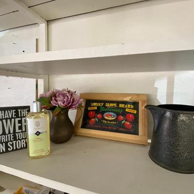 Farmhouse Mercantile Kitchen Trinkets and Signs Lot
